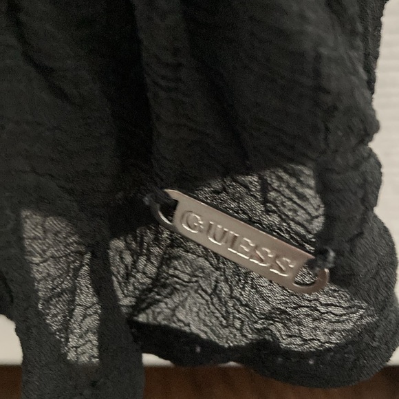GUESS Black extra large beautiful blouse worn a couple of times. - Picture 5 of 5